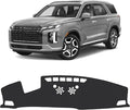 FIILINES Dash Cover Fit for 2020-2025 Hyundai Palisade with HUD Accessories Sunshade Non-Slip Mesh Dash Cover for Palisade Ac