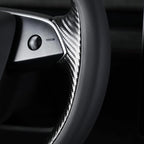 MEWANT DIY Stitching 3D Style Steering Wheel Cover Wrap for Tesla Model 3 Highland 2023-2025/Model Y 2025 Highland for Tesla Model 3/Model Y Accessories(3D Style)