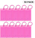 50 Pack Luggage Tags for Suitcases, Airplane Travel Essentials for Flying, International Travel Must Haves, and Luggage Acces