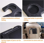 KIGI 2 in 1 Car Steering Wheel Tray for Laptop with Pen Holder Food Table for Car Multipurpose Travel Car Accessories (Black)