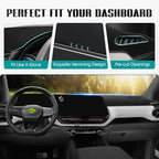 FIILINES Dash Cover Fit for 2024-2025 2026 Chevrolet Chevy Silverado EV Accessories Dashboard Mat for Silverado Accessories D