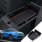 for Dodge Hornet Center Console Organizer Dodge Hornet 2023 2024 2025 GT/GT Plus R/T R/T Plus Accessories Armrest Tray Middle Storage Box Insert Container Durable ABS Plastic