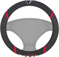 FANMATS NFL Unisex-Adult Embroidered Steering Wheel Cover