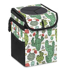 Cactus Car Trash Can with Lid Collapsible Reusable Waterproof Car Garage Bag,Automotive Garbage Can,Car Accessories Interior Car Organizer