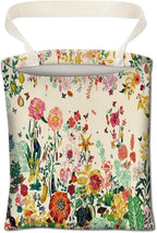 Car Trash Can, Boho Chic Style, Cute Car Organizer, 6L Capacity, Colorful Boho Flowers