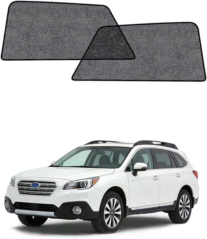 Car Window Shades for Subaru Outback(2014-2021), 2-Pack Rear Window Sun Shades for Baby – Breathable Mesh, UV & Heat Blocker, Privacy Protection for Camping, Travel, Sleep & Nursing