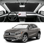 Custom Fit Windshield Sun Shade for Mercedes-Benz GLA 2015-2020, Blocks UV & Heat, Front Window Sunshade, Easy Fold & Store