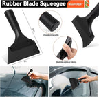 WRAPXPERT Window Tint Kit 15 PCS Vinyl Wrap Tools Kit Vehicle Glass Protective Film Installing Tool Included Squeegee Tool Kit, Plastic Scraper, Safety Film Cutter, Utility Knife with Blades