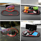 Multifunction Car Anti-Slip Mat with Auto Phone Holder and Extra Large Pad for Phones, Keys, Gadgets