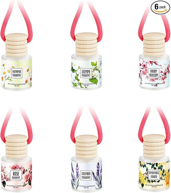 Car Air Freshener Diffuser, Hanging Car Scents Air Freshener, Car Fresheners Long Lasting, Essential Oil Diffuser, Fragrance 