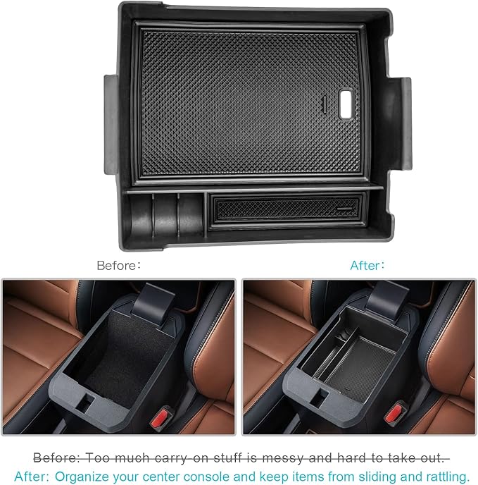 CDEFG Maverick Center Console Organizer for 2022 2023 2024 2025 2026 Ford Maverick Truck Accessories Central Console Armrest 