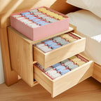 Joyoldelf Sock Organizer Drawer Organizer - Underwear Organizer, 24 Cell Collapsible Closet Organizers and Storage Sock Holde