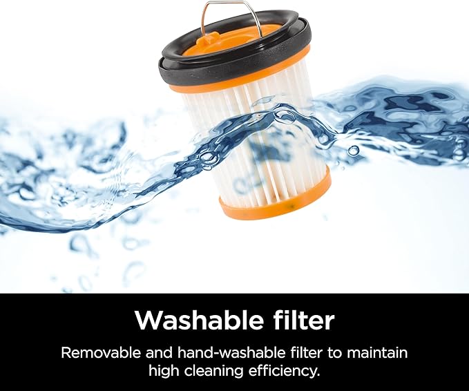 Shark WANDVAC Cordless Hand Vac, Lightweight, Versatile and Portable at 1.4 lbs., Powerful Suction, Charging Dock, One-Touch 