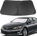 Front Windshield Sun Shade Foldable Car Front Window Sun Shade Windshield Shade Custom Fit for 2012-2017 Toyota Camry Block UV Rays Heat Keep Car Cooler