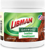 Tribello Libman Oakwood Leather Conditioner 16 oz – Hydrates & Conditions Leather – Helps Repel Moisture & Stains – For Saddl