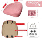 2 Pack Leather Front Car Seat Cover Bottom Car Seat, Anti-Slip and Full Wrap Driver Car Seat Protectors with Storage Pocket, 