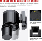Car Cup Holder Expander Adapter, Adjustable 3 in 1 Cup Holder Expander with Phone Holder & Card Organizer, Fits Less Than 4.1