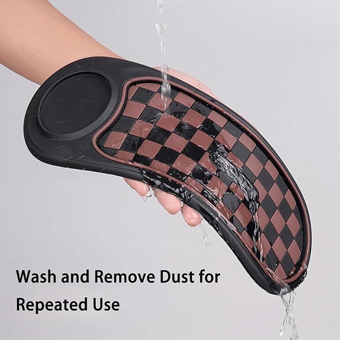DDRIC Multifunction Car Anti-Slip Mat, Auto Universal Phone Holder, Rotatable Anti Skid Car Dashboard Pad with Temporary Park