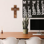 OKSQW Wall Wooden Cross Christians Cross Spiritual Religious Gifts With Hook On Hanging Wall Or Table With Faith For Church H