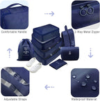 Packing Cubes, 8 Pcs Travel Packing Organizers for Suitcases, Large Capacity Travel Luggage Organizers Set includes 8 Storage