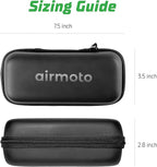 Airmoto Carrying Case - Durable Storage Box Compatible with Most Handheld Tire Inflators - Hard Case for Tire Inflator Portable Air Compressor - Mesh Pocket for Air Pump Connectors - Container Only