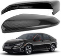 Driver Side Mirror Cover Replacement for Honda Civic 2016-2021, Insight 2019-2021 - Left Side Mirror Covers, Rear View Mirror Cap Carbon Fibre
