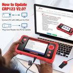 Launch Crp123 V2.0 Obd2 Scanner, 2026 Engine/Abs/SRS/Transmission Car Diagnostic Tool with Oil Reset/Throttle Adaption/SAS