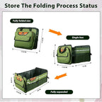 Trunk Organizer, Heavy-Duty Storage for Car & SUV, Foldable Waterproof Car Organizer with Cooler, Collapsible Multi-Compartment