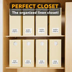 SpaceAid 8 Pack Bed Sheet Organizers and Storage, Shoe Organizer for Closet, 2 Pack Foldable Shoe Storage