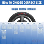 Automotive Snow Socks for Tire Red XXXL Textile Snow Chains Fabric Car Chains, 2 Pairs of Gloves, Winter Accessories SUV Truc
