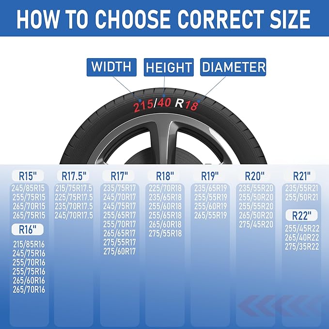 Automotive Snow Socks for Tire Red XXXL Textile Snow Chains Fabric Car Chains, 2 Pairs of Gloves, Winter Accessories SUV Truc