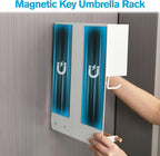 Magnetic Key Holder & Umbrella Holder for Wall, Multi-Functional Entryway Shelf for Tissues. Sturdy Hooks for Keys, Bags. Spa