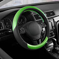 Road Comforts Steering Wheel Cover – Breathable Leather Steering Wheel Cover, Anti-Slip Grip, Universal Fit 14.5” to 15”, Hea