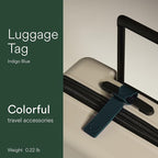 ANTLER Luggage Tags - Durable Rubber, for Suitcases & Travel Bags, Assorted Colors, Easy ID & Personalization, Fits Most Suit