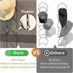LINFIDITE 10 Pack Hat Rack Hanger Holder Organizer Closet Hanging Baseball Cap Display Storage Rack for Scarves Handbags Towe