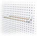 PEGGY Pegboard Organizer 12in Kit for Tapes, Ribbons & More - Efficient Craft Storage 1PK White