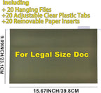 File Storage Cabinet File Organizer Document Organizer File Box in Office and Home with Combination Lock with 20 Legal Size H