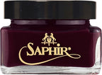 Saphir Medaille d'Or Pommadier Cream 75ml – Natural Cream Leather Shoe Polish, Leather Conditioner for Boots, Handbags