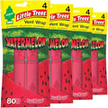 LITTLE TREES Car Air Freshener | Vent Wrap Provides Long Lasting Scent, Invisibly Fresh | 16 Air Fresheners | Watermelon