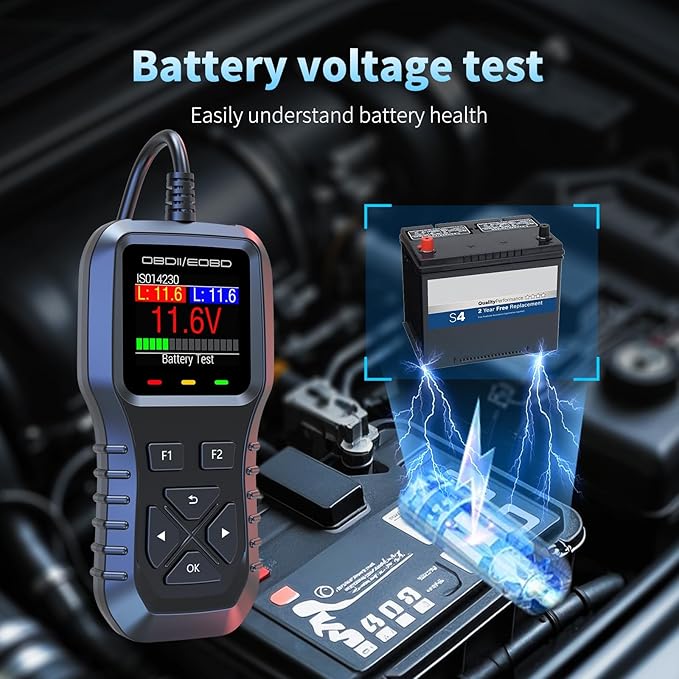 K1 obd2 Scanner,obd2 Scanner Diagnostic Tool,Car Code Reader for Check Engine Light, Real-Live Data, Freeze Frame with Colour