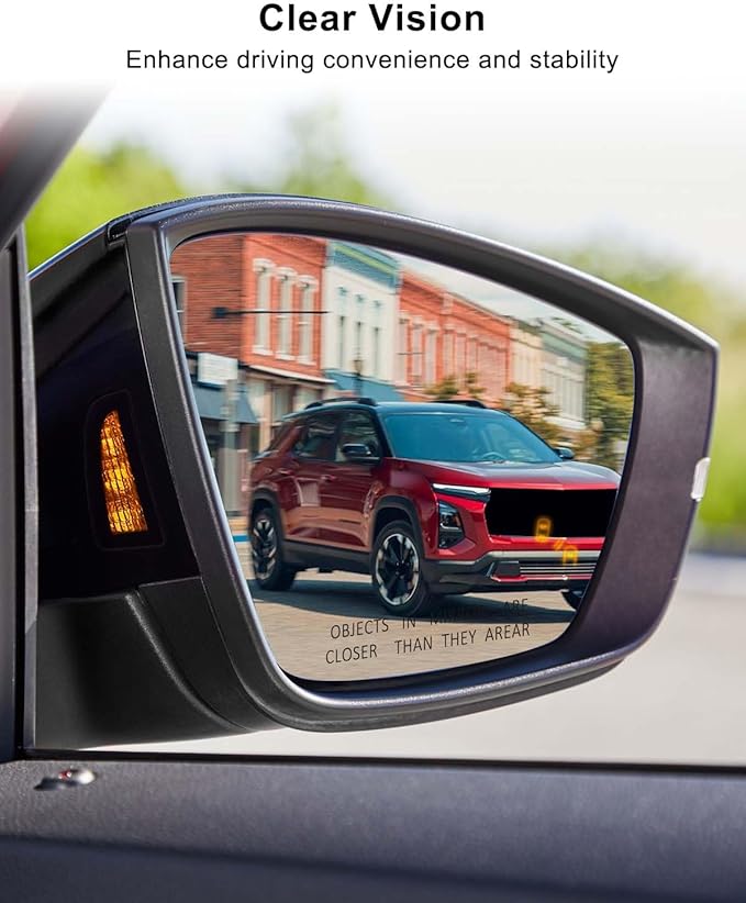 Blind Spot Heated Mirror Glass Fit for Toyota RAV4 4runner Tacoma Venza 2013-2025 Replace 8793142E50 8793142D60 8790204021 TO1325143 TO1325145, Right Passenger Side