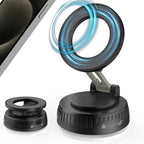 Car Phone Holder for Magsafe [Strongest Suction & Magnetic] 360° Adjustable Car Phone Mount,Cell Phone Holder for Your Car for All Smartphones & All Car Models