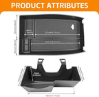 Center Console Organizer Compatible with 2021-2025 Ford Bronco Sport/2020-2025 Ford Escape Hanging Armrest Box Arm Rest Storage Tray for Bronco Sport/Escape Accessories(Hanging+Armrest Tray)