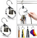 Rolly Hanger® Closet Space Saver – Premium Rotating Aluminum Organizer for Belts, Ties, Hats & Handbags – Heavy Duty 360° Swi