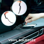 FOSHIO Bulldozer Squeegee Window Tint Kit, Car Squeegee for Windshields, Back Window, Felt Squeegee & 2 Felt Tape, Utility Knife & 10PCS Blades, 2 Micro Squeegee & Corner Squeegee Vinyl Wrap Tools