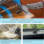 for Garmin Dash Cam Mount,Compatible with Garmin Mini/Mini 2/Mini 3/45/46/47/55/56/57/65W/66W/67W/Tandem/ X110/X210/X310 etc Dash Cam,Aluminum Rearview Mirror Bracket Kit (8.55mm/11mm Ball Heads)