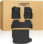 LASFIT Floor Mats & Cargo Liner for Chevy Trax 2024-2026, All Weather TPE Custom Fit Floor Mats for Cars, Car Floor Mats Full Set for Chevrolet Trax Accessories, Black (4PCS)
