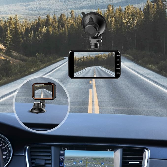 Dash Cam Mount, Suction Cup Mount,Windshield and Dashboard Suction Cup Mount Camera Mount,For ROVE R2-4K,CHORTAU Dash Cam,Screw Connectors Are Suitable For Most Dash Cam, DVR, GPS and Sports Camera