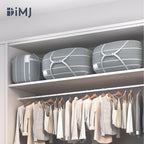DIMJ Compression Moving Bags - Extra Large Heavy Duty Comforter Storage Bag with Window, Packing Totes With Strong Handles & 