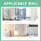 KALLORY Versatile Nail-Free Adjustable Wardrobe Storage Shelf Divider 30-40cm White Closet Organizer for Clothes Partition an